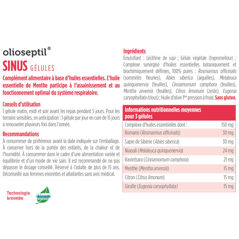 OLIOSEPTIL® GELULES SINUS