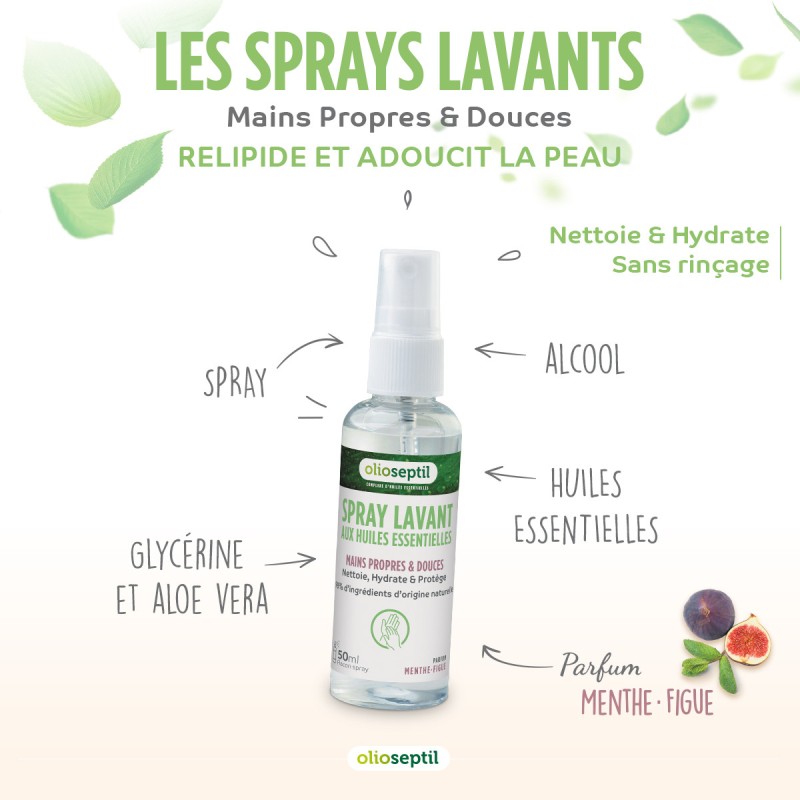 OLIOSEPTIL® SPRAY LAVANT MENTHE-FIGUE