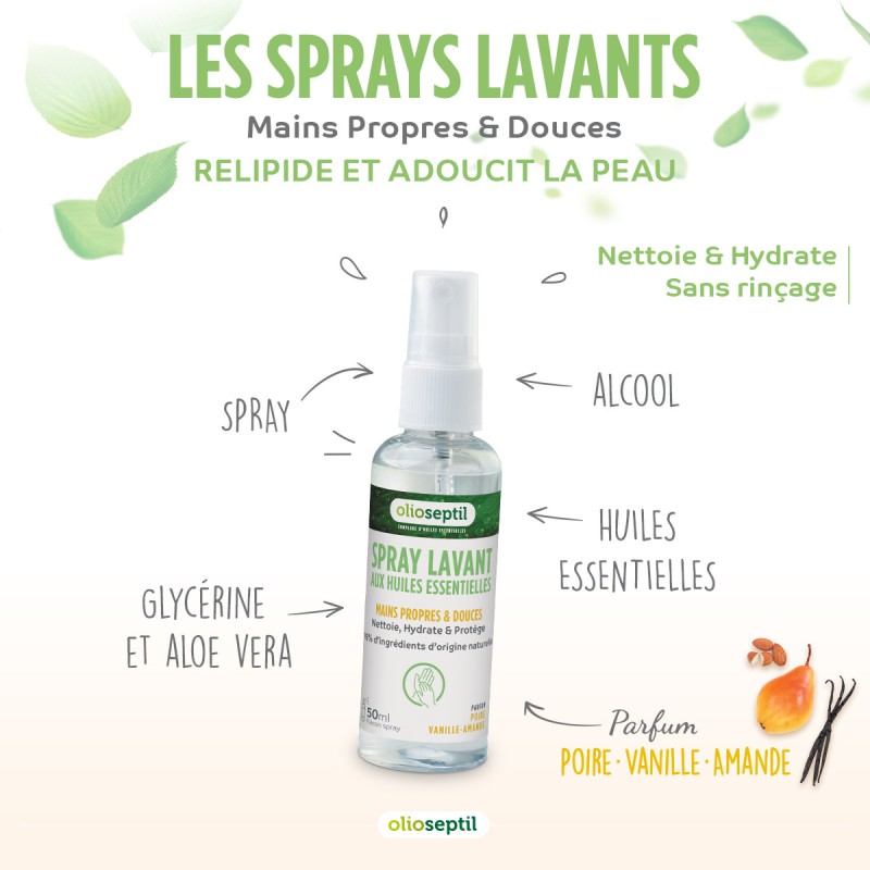 OLIOSEPTIL® SPRAY LAVANT POIRE-VANILLE