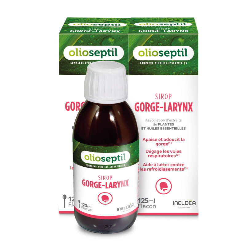 OLIOSEPTIL® SIROP GORGE-LARYNX pack de 2