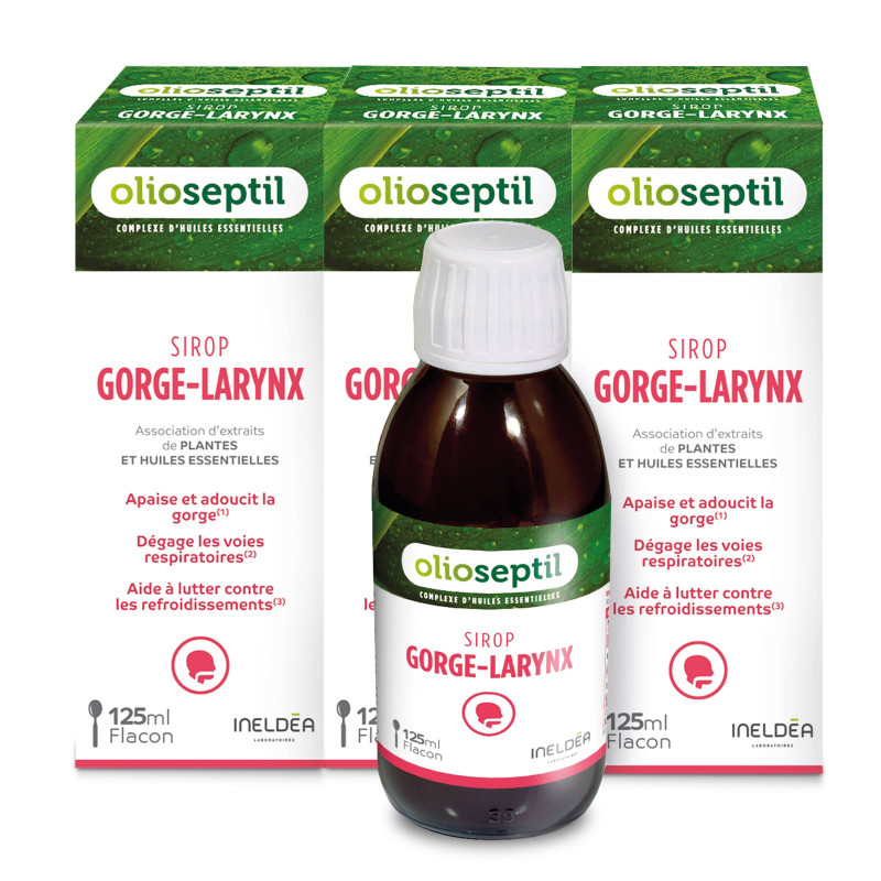 OLIOSEPTIL® SIROP GORGE-LARYNX pack de 3