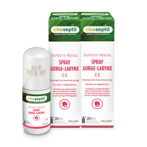 OLIOSEPTIL® SPRAY GORGE LARYNX pack de 2 sprays