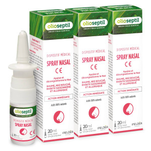 OLIOSEPTIL® SPRAY NASAL pack de 3 sprays