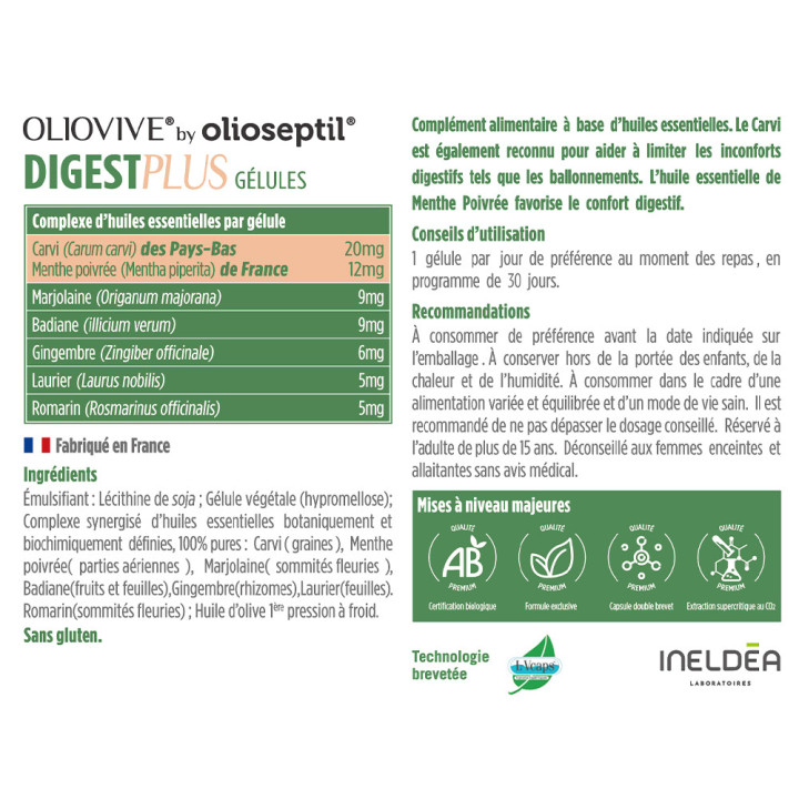 Gélules Digest Plus